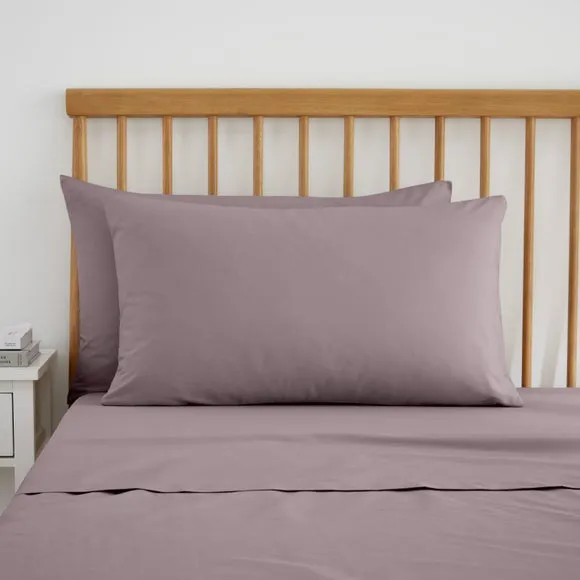 Pure Cotton Standard Pillowcase Pair 1