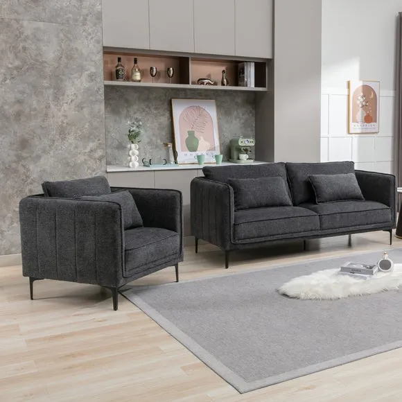 Image Furnishings Landon Chenille Occasional Armchair 4
