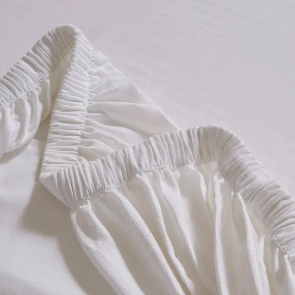 Dorma Organic Brushed Cotton Twill Fitted Sheet 3