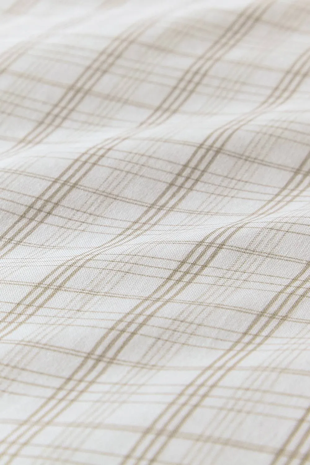 Helena Springfield 'Tranquil Check' Duvet Cover Set in Cream 4