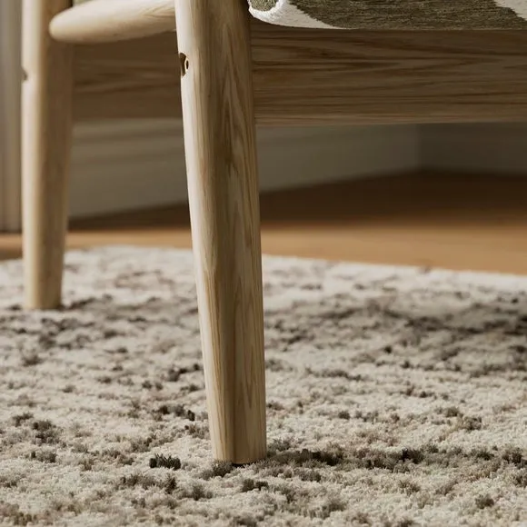 Quinn Diagonal Stripe Paddle Occasional Armchair 4