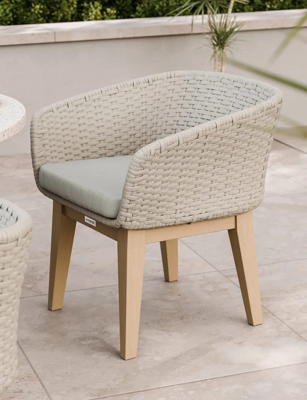 Royalcraft Set of 2 Eden Dusk Dining Chairs Beige