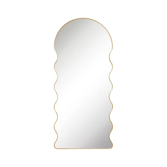 The Fluctus Dome Arch Topped Wavy Wall Mirror 2