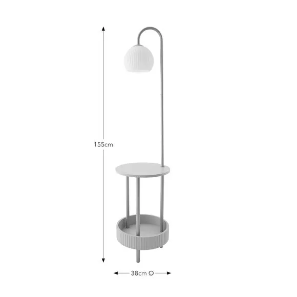 Georgi Shelved Floor Lamp 6