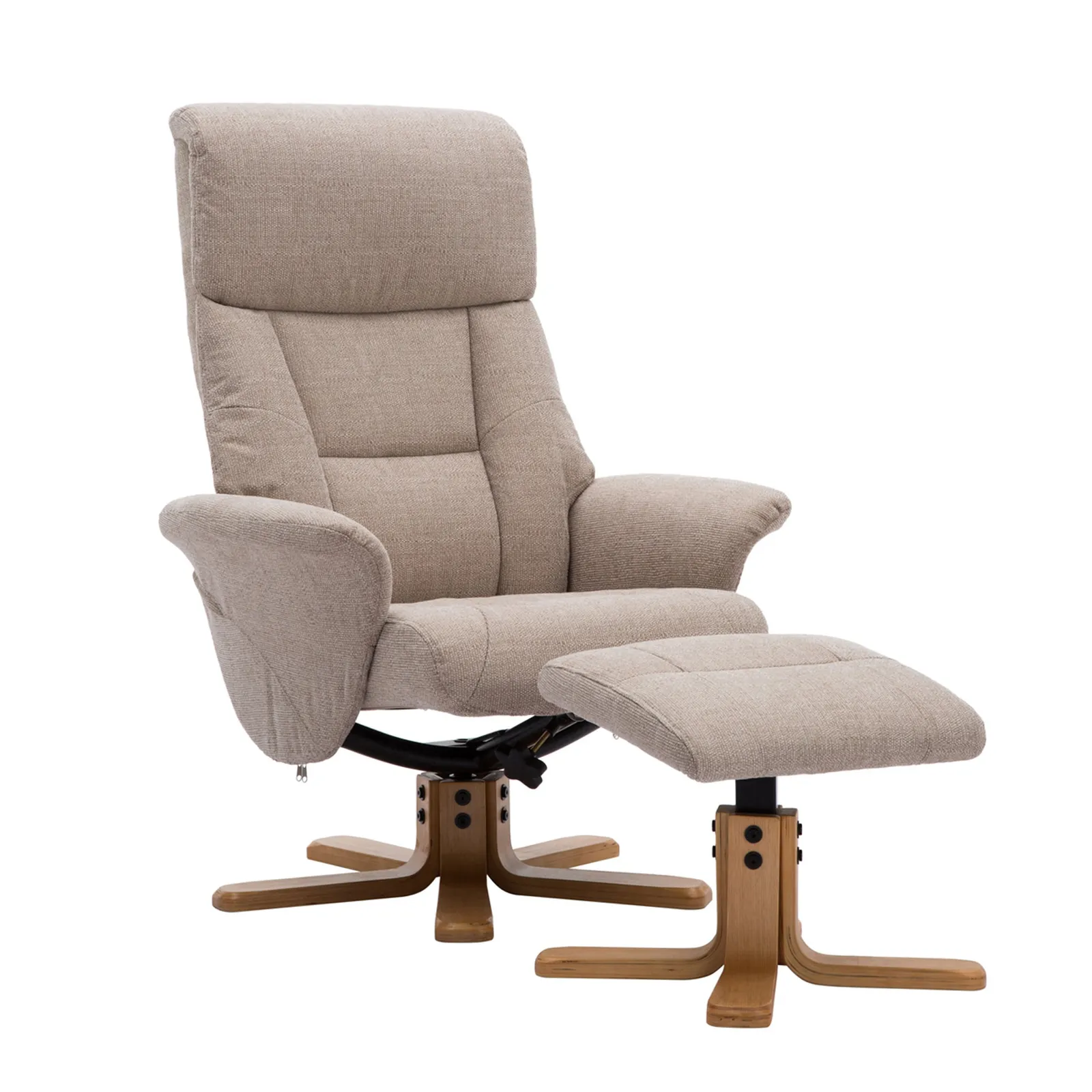 Whitham Swivel Recliner Chair - Natural Natural