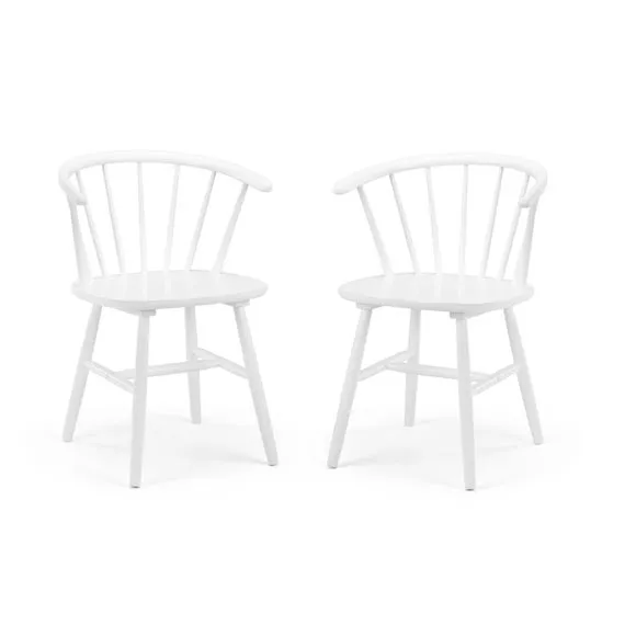 Modena Set Of 2 Dining Chairs, Rubberwood 2
