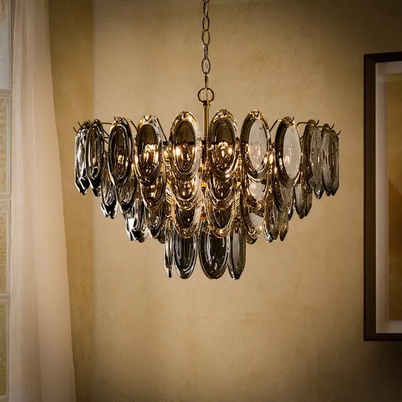 Dusk 9 Light Adjustable Chandelier 2