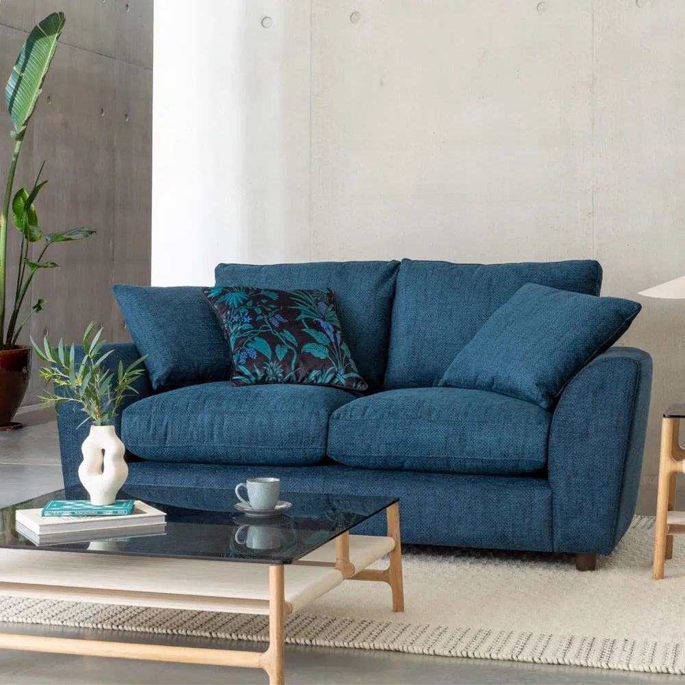 Heal's Snooze 4 Seater Sofa Cotton Grain Black Feet 3