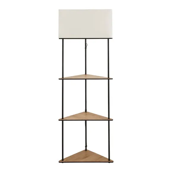 Elements Element Sunds Corner Shelved Floor Lamp Light Wood 5
