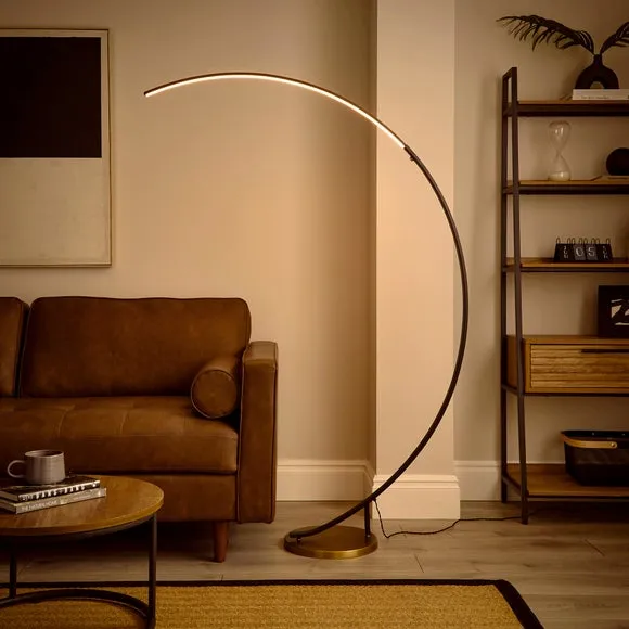 Quinlan Exaggerated Touch Dimmable Arc Floor Lamp 2