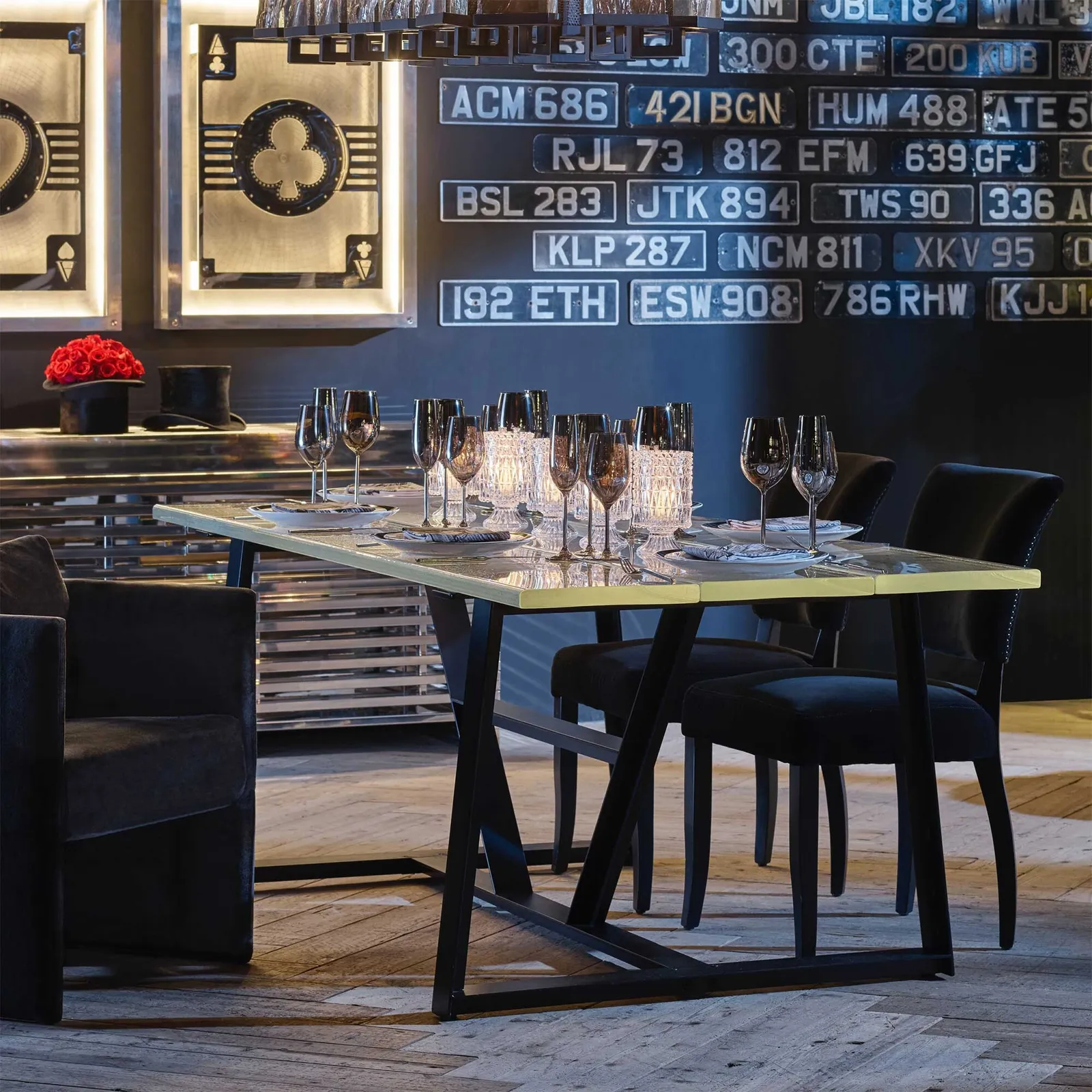 Timothy Oulton Iceberg Dining Table 213Cm, Neutral Glass | W213cm | Barker & Stonehouse 2