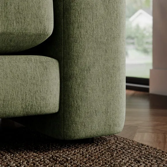 Magnus Vintage Soft Chenille 2 Seater Sofa 4