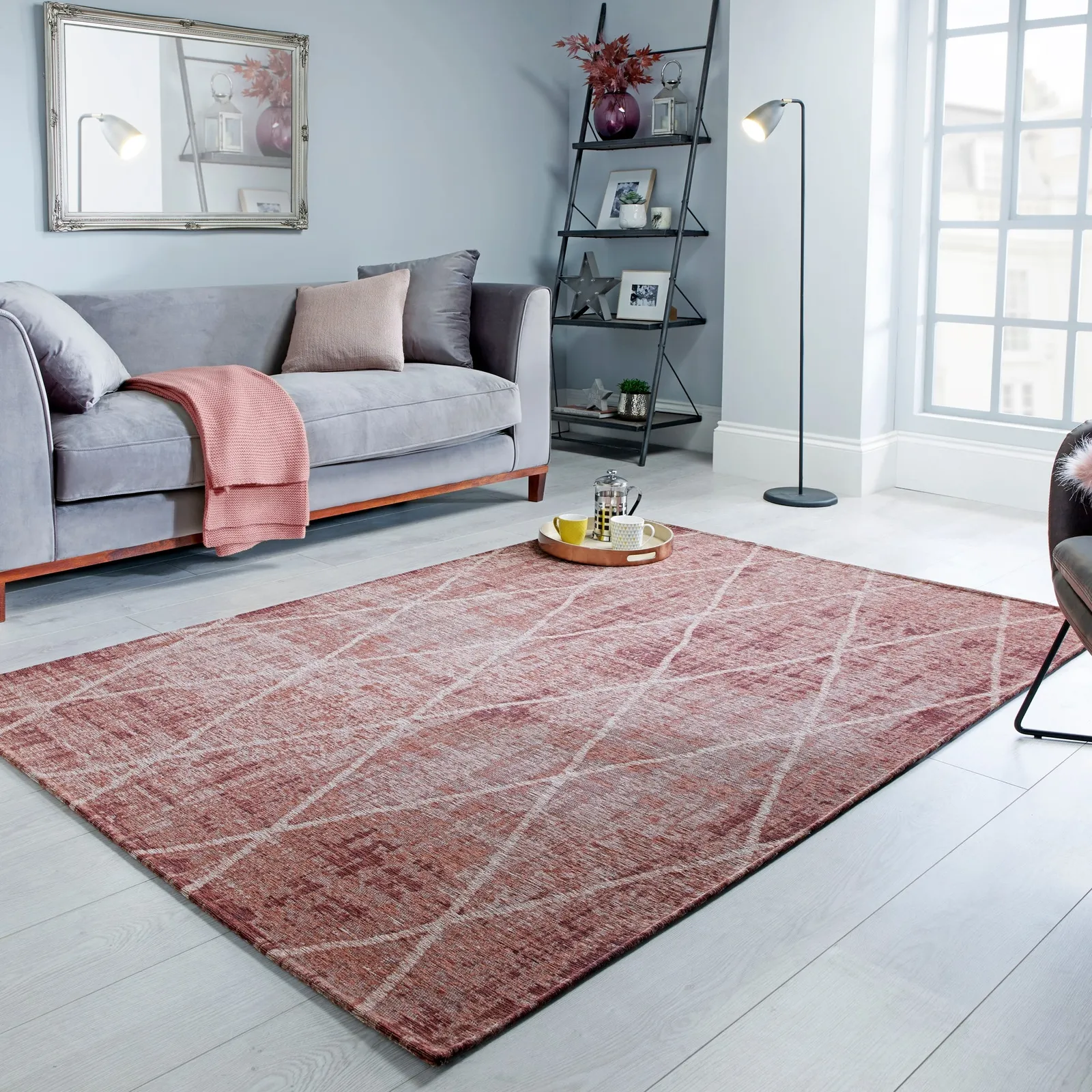 5A Fifth Avenue Sheer Diamond Geometric Rug 5a Sheer Diamond Berry
