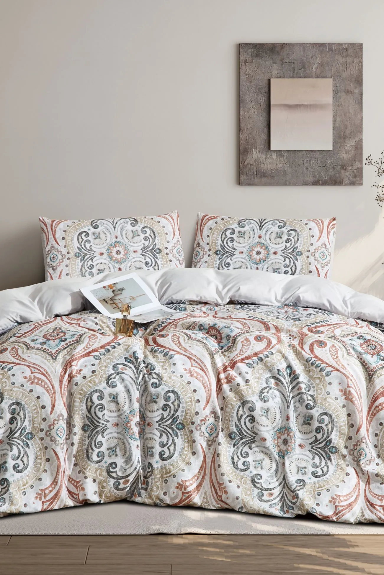 Ezysleep Esme Floral Printed Duvet Set 2