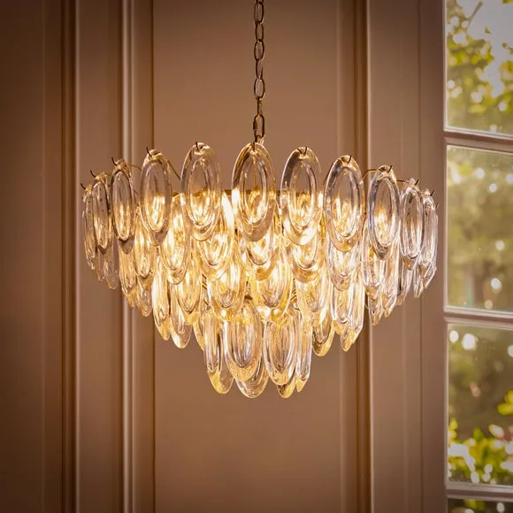 Dusk 9 Light Adjustable Chandelier 2