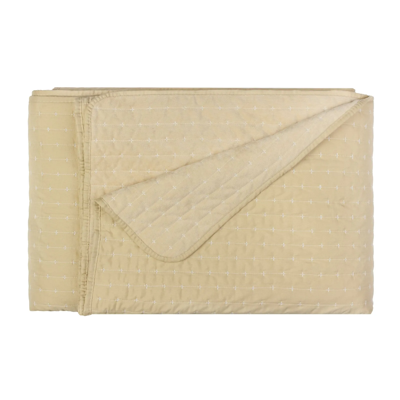 Paoletti Henley Pin-cord Bedspread in Natural 3