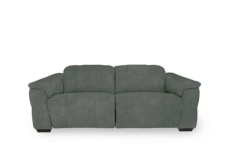 Inca Fabric 3 Seater Power Recliner Sofa with Power Headrests - Dexter Fern