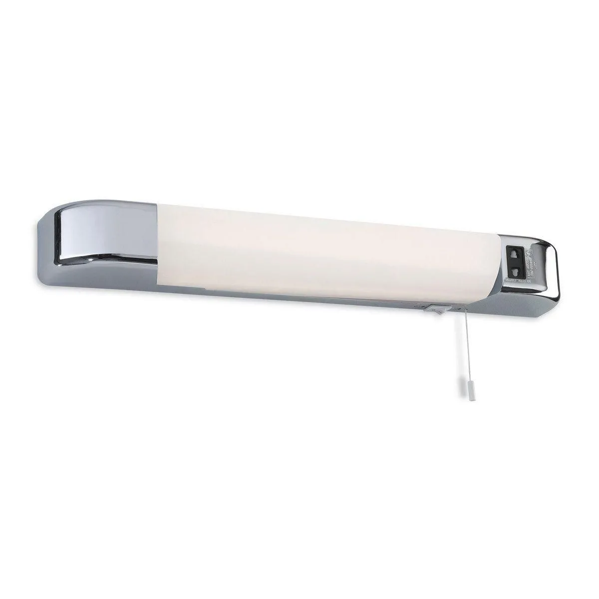 Netlighting Dual LED Voltage Switched Shaver Light Chrome in Grey