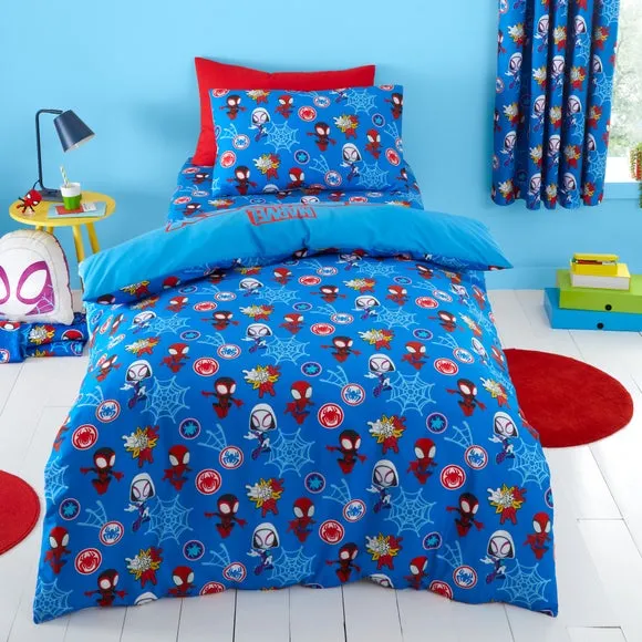 Spidey & His Amazing Friends 100% Cotton Duvet Cover & Pillowcase Set 3