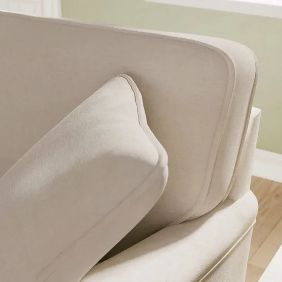 Beatrice II Faux Linen Fixed Loose Cover 4 Seater Corner Sofa 3
