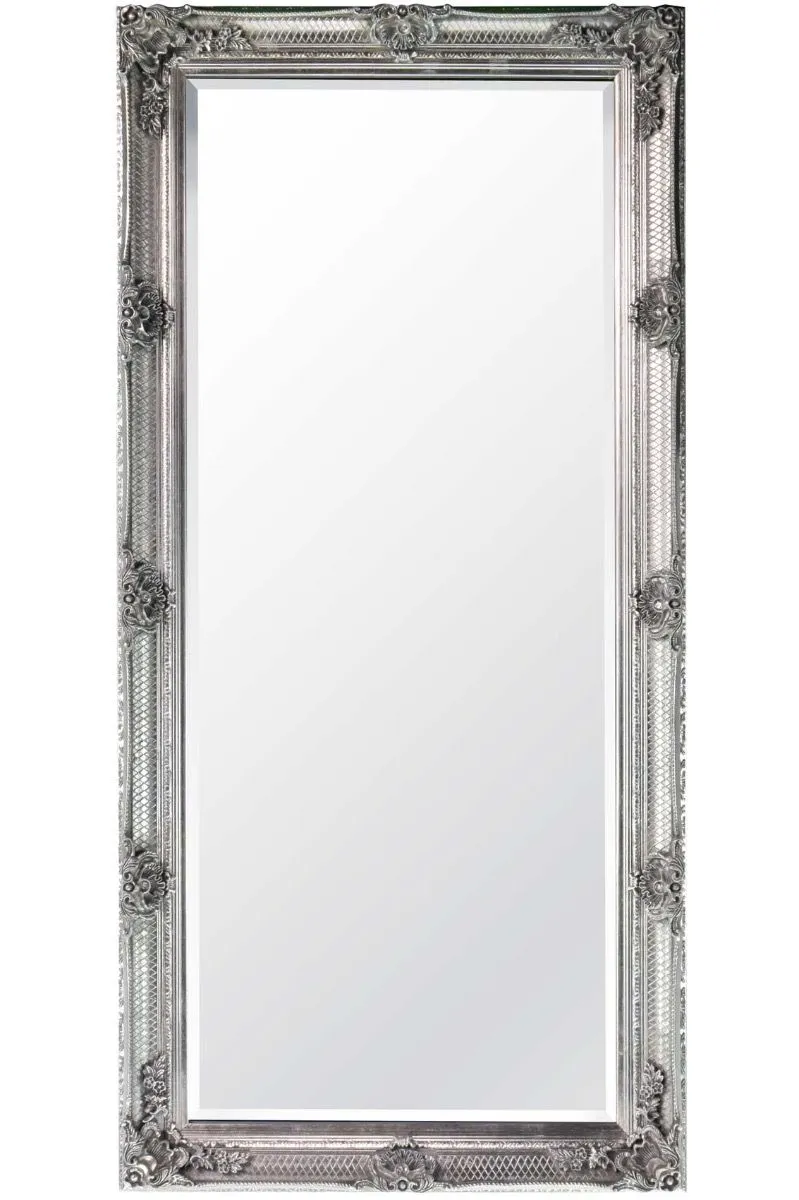 MirrorOutlet Davenport Silver Ornate Flourish Full Length Mirror 168 x 78 CM 4