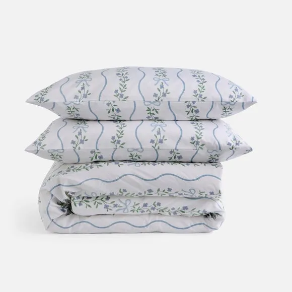 Bows Quilt Cover & Pillowcase Set 4
