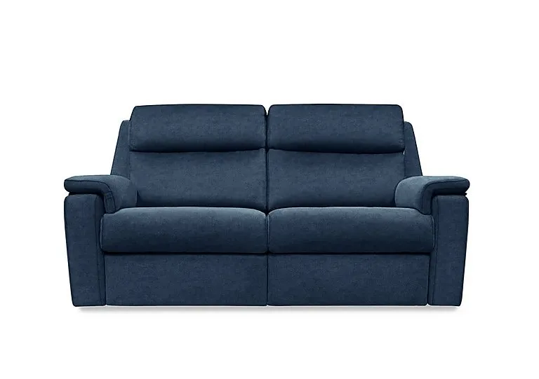 Thornbury 3 Seater Fabric Sofa - No Recliner - Stingray Indigo