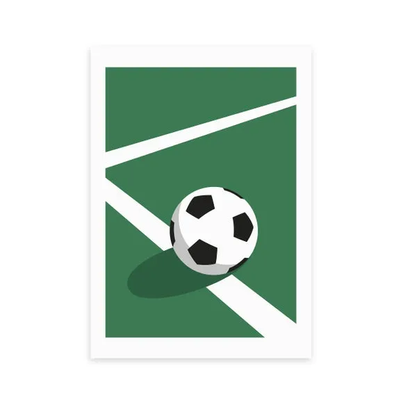 East End Prints Football Print by Rocket Jack 2