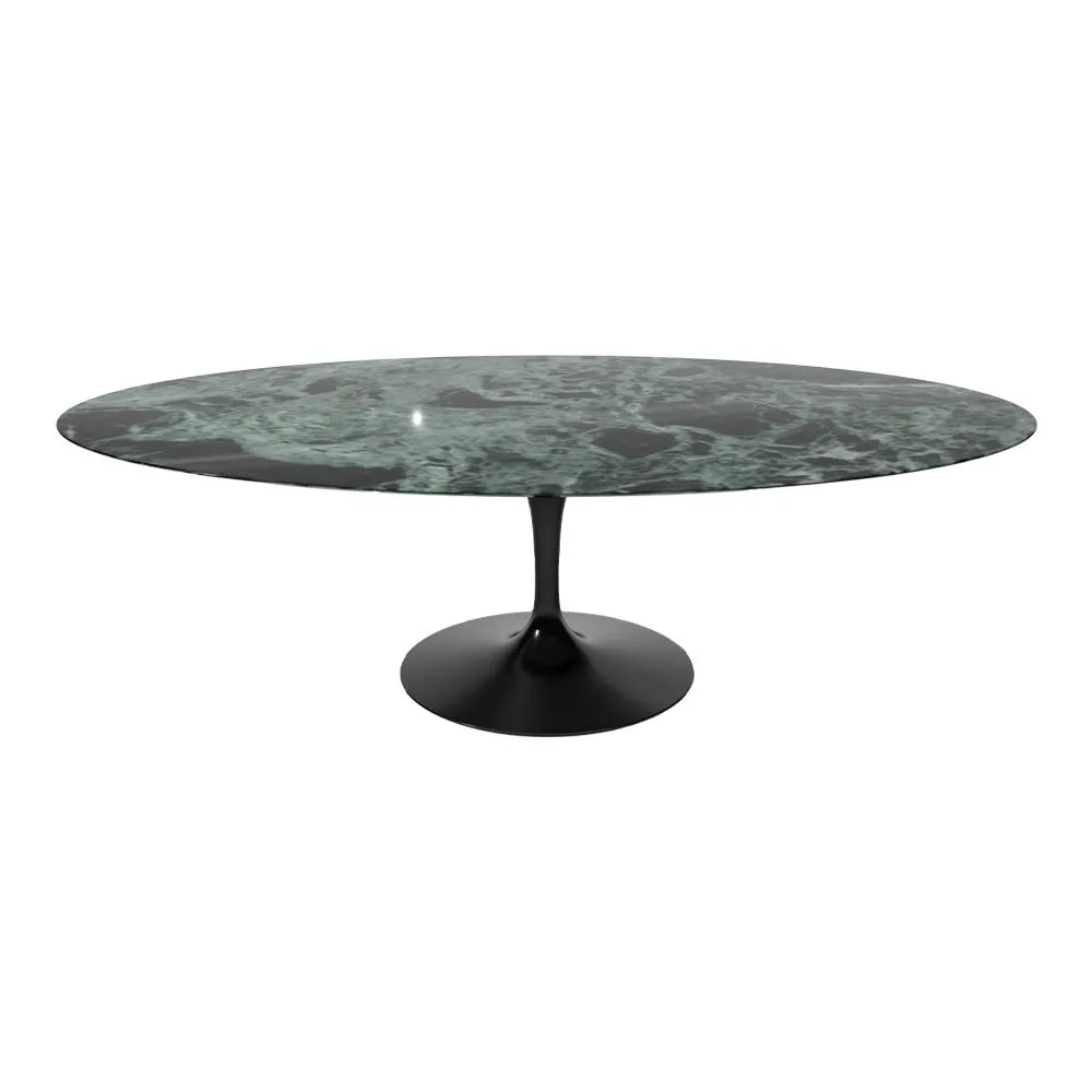 Knoll Saarinen Dining Table with Black Base in Verdi Alpi 244cm 2