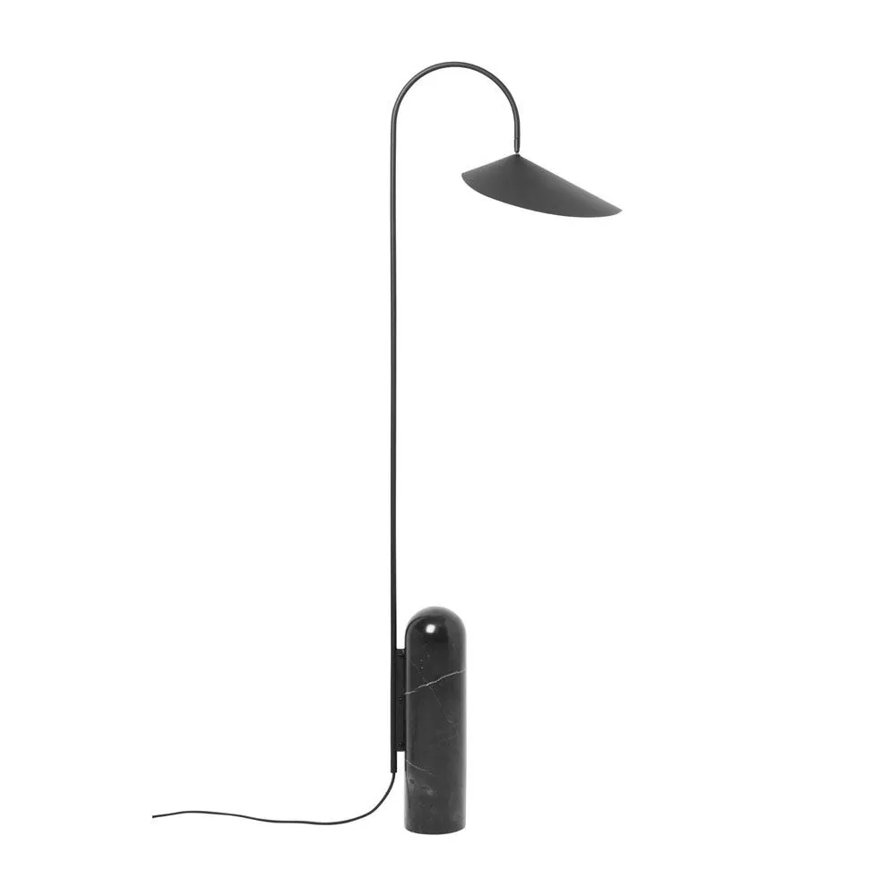 ferm LIVING Arum Floor Lamp Black 2