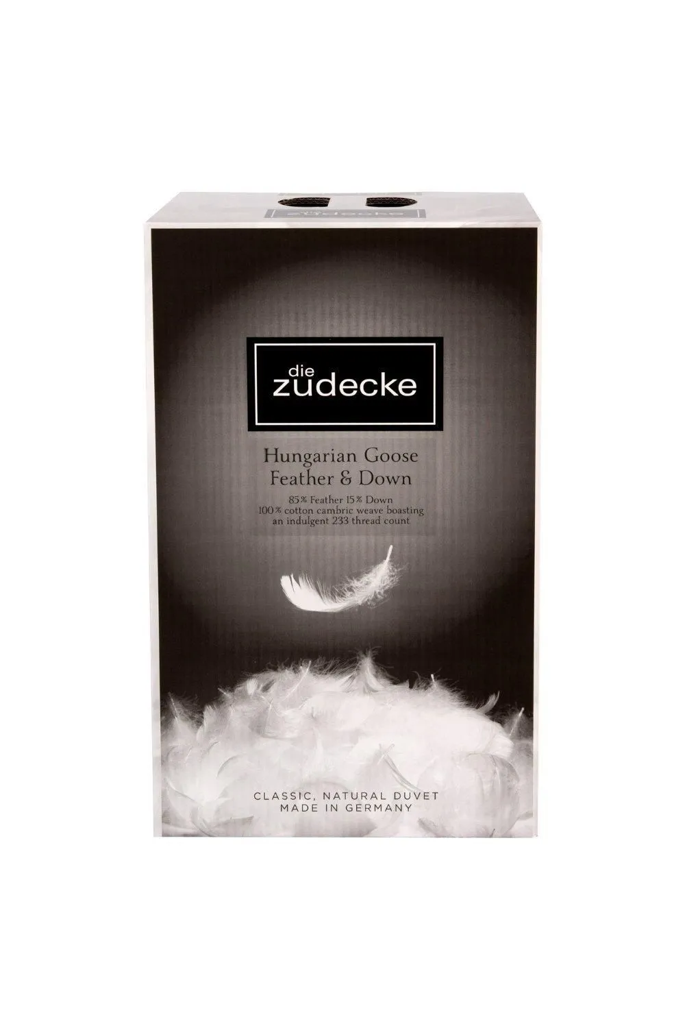 die zudecke Hungarian Goose Feather & Down 10.5tog Duvet in White