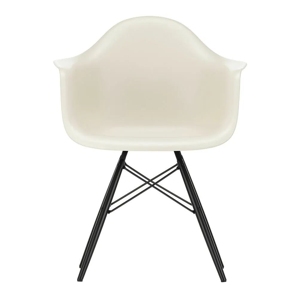 Vitra Eames DAW Armchair New Height Vitra Pebble Black Maple Base 2