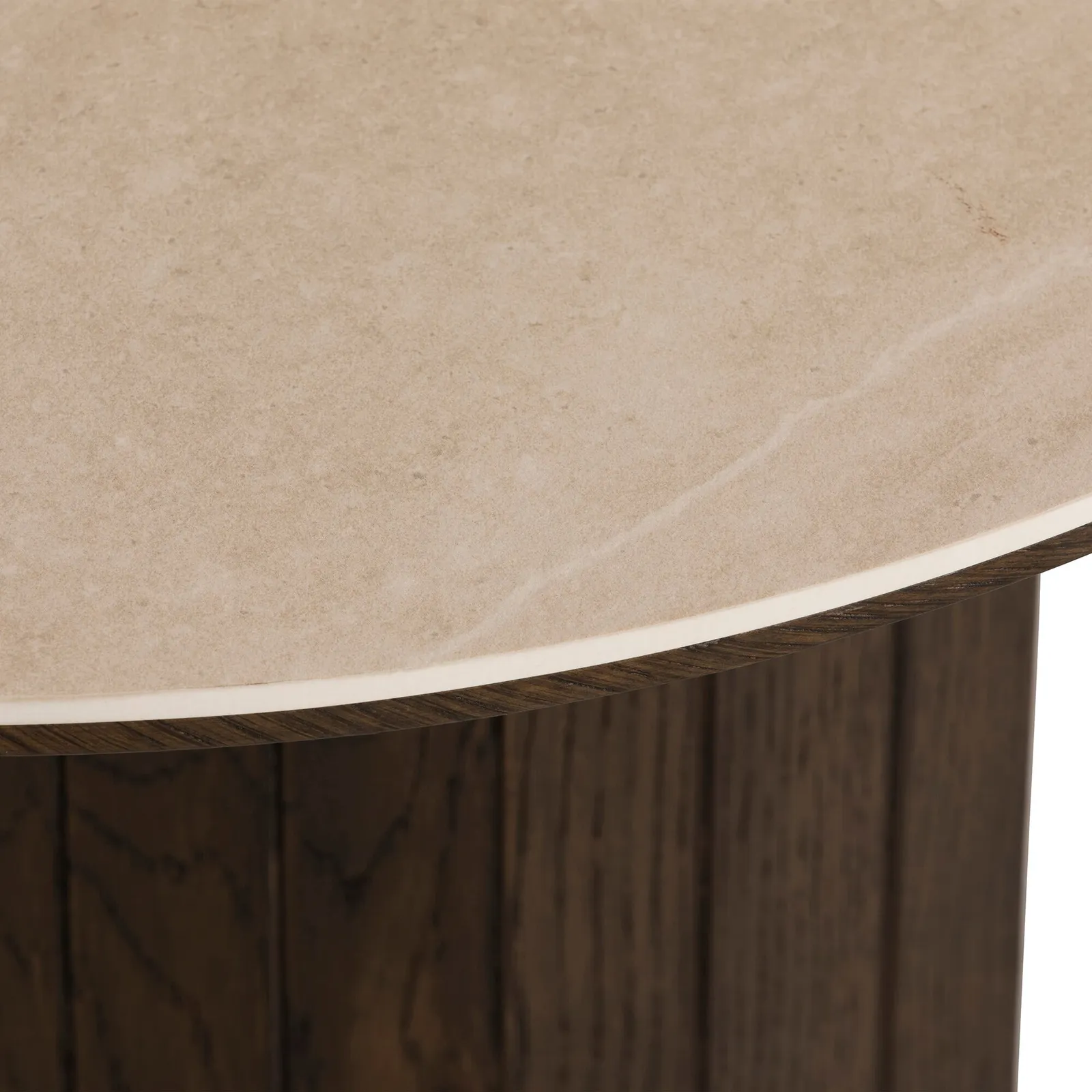 Kita Coffee Table, Round, Brown Concrete | Barker & Stonehouse 5