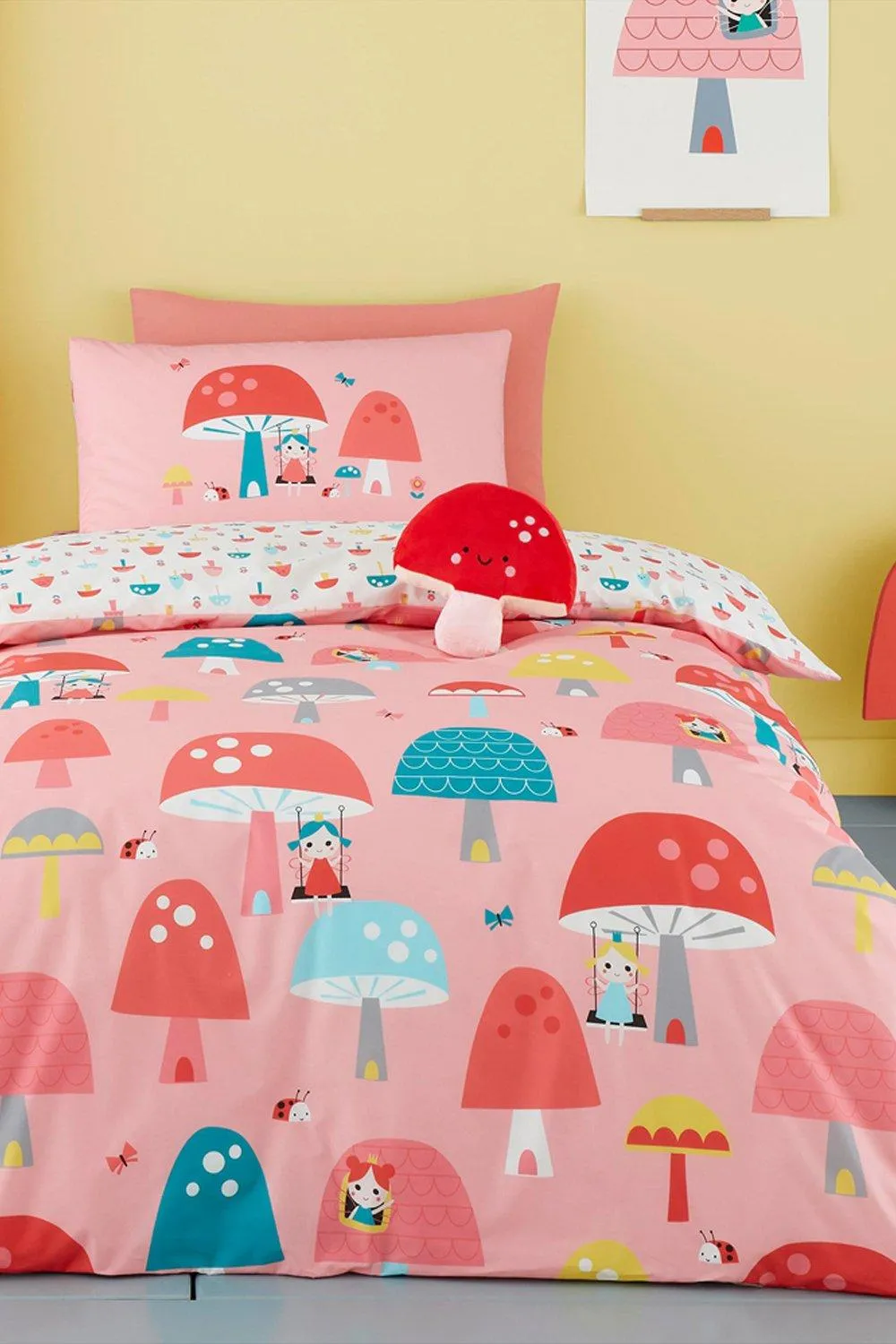 Mushroom Magic Single Duvet Set
