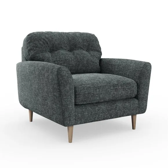 Sven Chunky Chenille Snuggle Chair 6