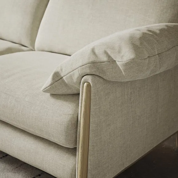 Hector Tonal Plush Chenille 4 Seater Sofa 2