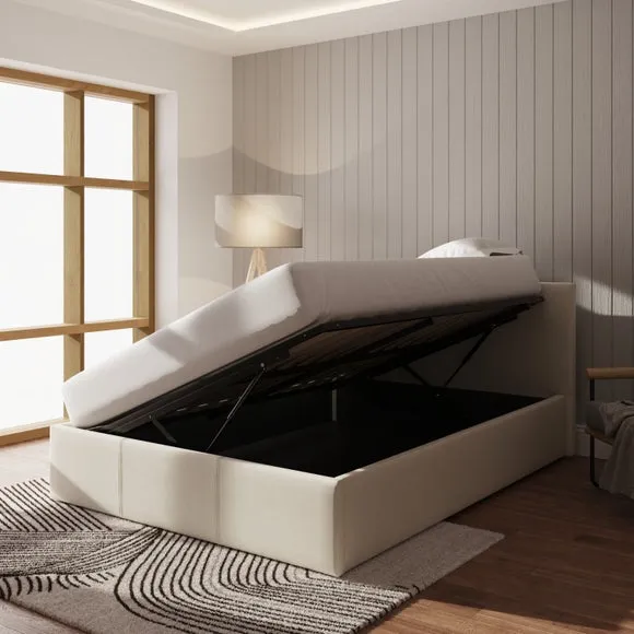 Side Lift Ottoman Bed Frame, Fabric 2
