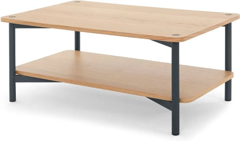 MADE Essentials Benn Coffee Table, Oak and Grey