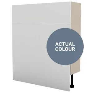 Duarti By Calypso Beaufort 700mm Floor Reaching Slimline Toilet Unit - Bermuda Blue