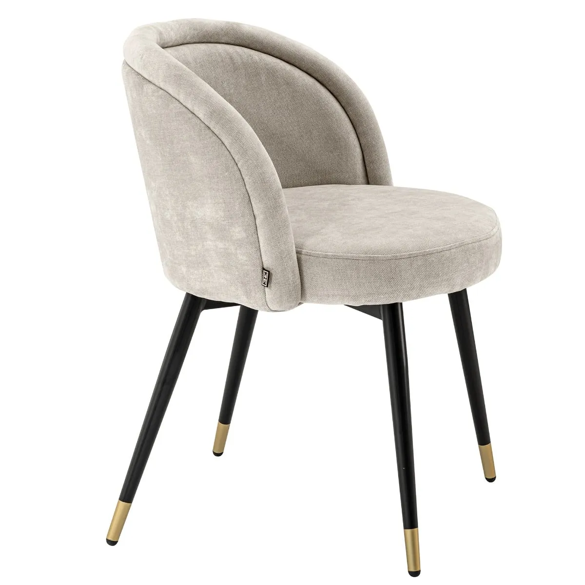 Eichholtz Chloe Set Of 2 Dining Chairs, Neutral Fabric | Barker & Stonehouse 5