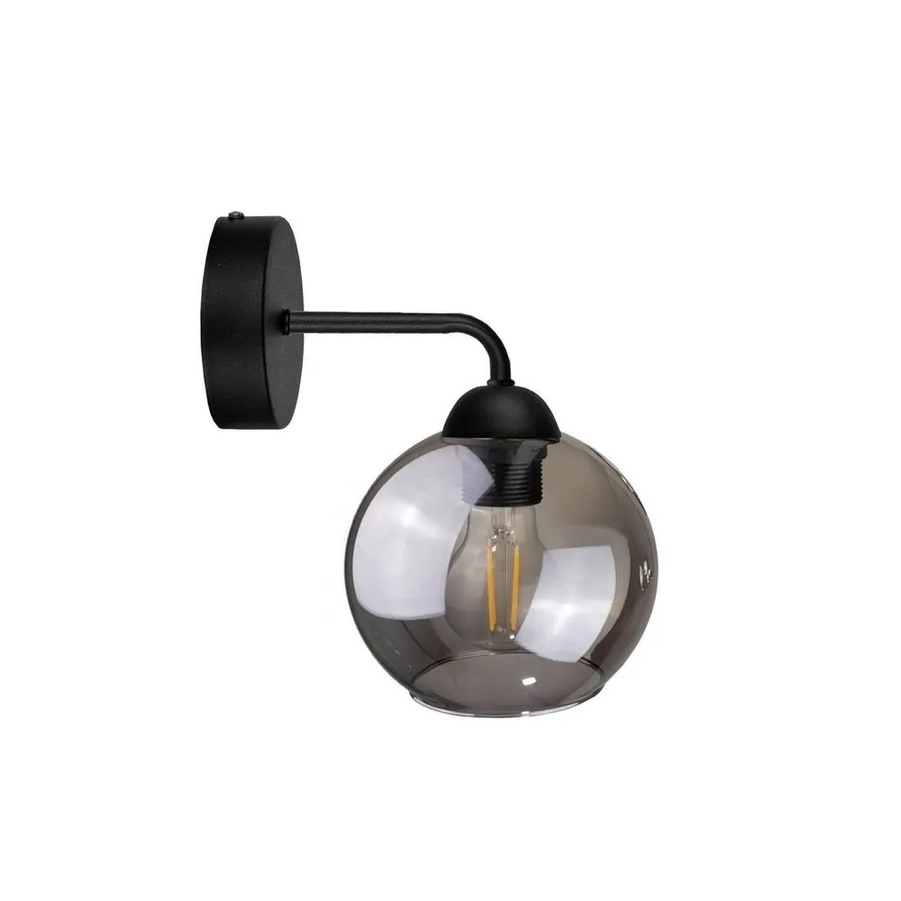 Netlighting Cosmo Dome Wall Lamp Black 23cm 1x E27