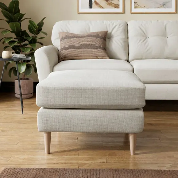 Sven Soft Texture Chenille Footstool 2