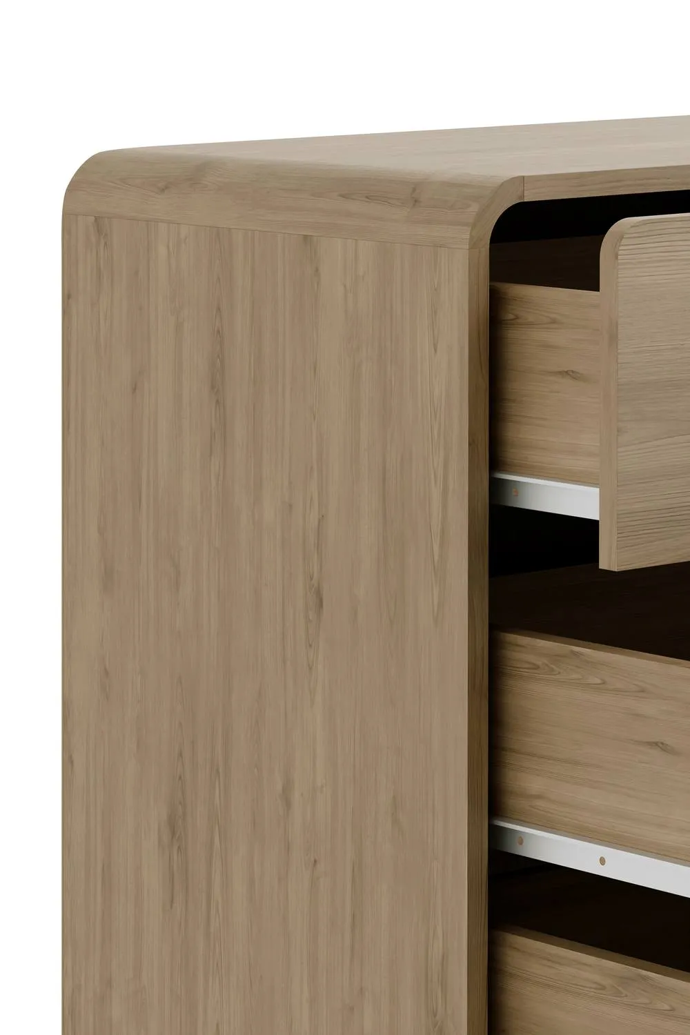 Julian Bowen Ingrid 3 Drawer Chest in Beige 4