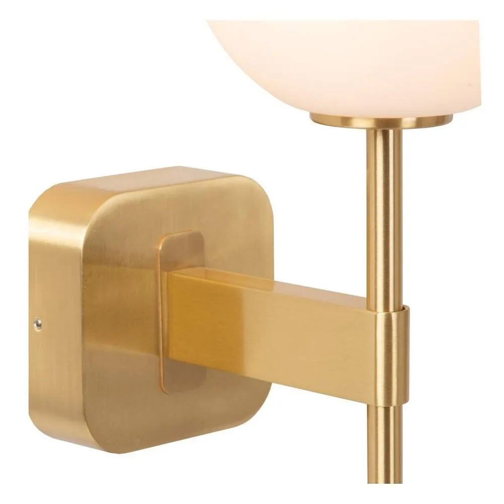 Netlighting Elda Wall light Bathroom 1xG9 IP44 Matt Gold Brass 3