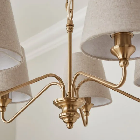 Enid Metal 5 Light Chandelier 3