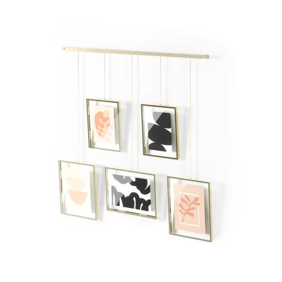 Umbra Set of 5 Exhibit Display Hanging Photo Frames 6