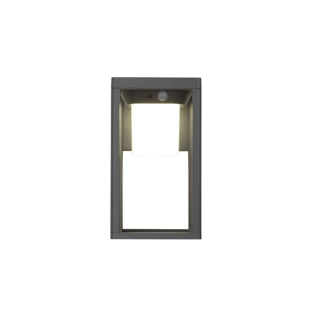Netlighting Bow LED Outdoor Wall Lantern Urban grey Opal WarmWhite 3000K IP44 in Black 5