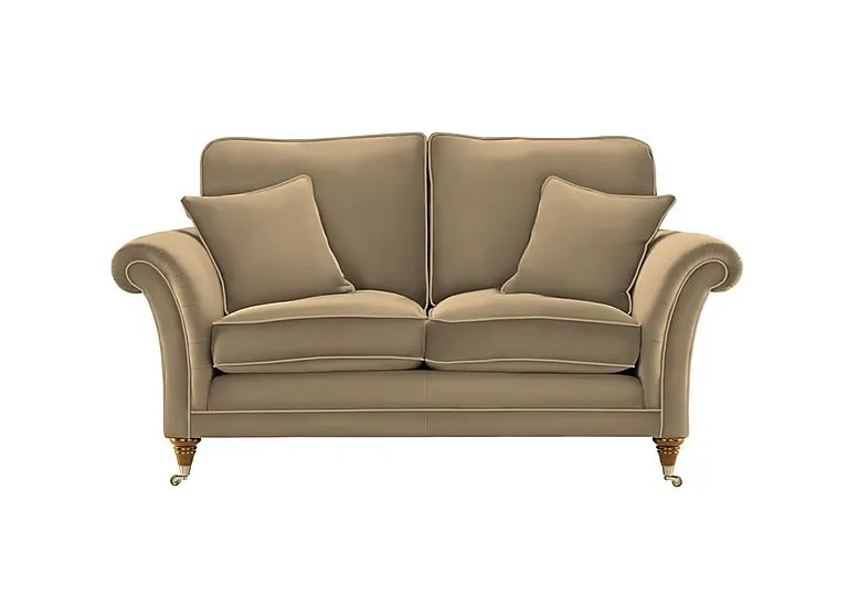 Burghley 2 Seater Leather Sofa - Como Taupe