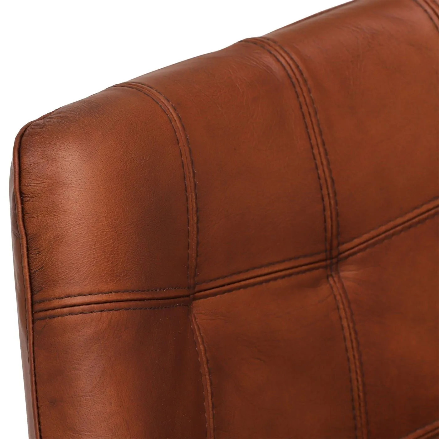 Pure Furniture Birinus Dining Chair, Brown Leather | Barker & Stonehouse 3