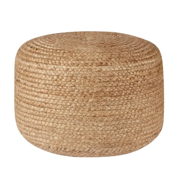 Jute Natural Pouffe 3